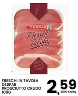 Interspar Freschi in tavola prosciutto crudo offerta