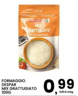 Interspar Formaggio Despar Mix Grattugiato offerta
