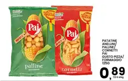 Interspar Palline cornetti Pai gusto formaggio offerta