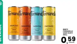 Interspar Bibite Ferrarelle vari gusti offerta