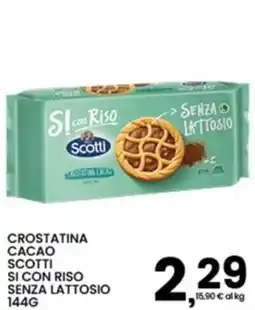 Interspar Crostatina cacao Scotti si con riso senza lattosio offerta