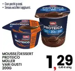 Interspar Mousse/dessert proteico Müller offerta