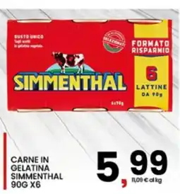 Interspar Carne in gelatina Simmenthal offerta