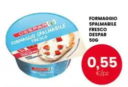 Interspar Formaggio spalmabile fresco Despar offerta
