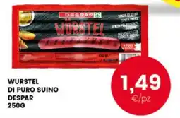 Interspar WursteL di puro suino Despar offerta