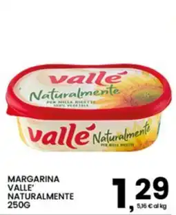 Interspar Margarina Valle' Naturalmente offerta