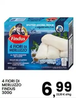Interspar 4 Fiori di Merluzzo Findus offerta