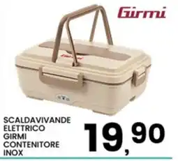 Interspar Scaldavivande elettrico Girmi contenitore inox offerta