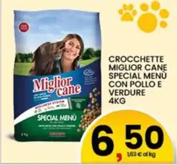 Interspar Crocchette Miglior Cane Special Menù con pollo e verdure offerta