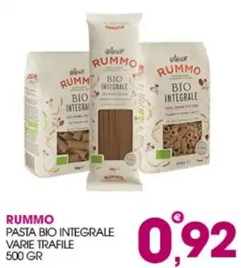Rummo pasta bio integrale