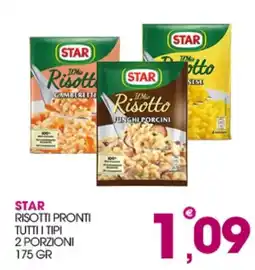 Rosa Cash Star risotti pronti offerta