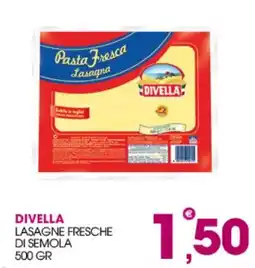 Rosa Cash Lasagne fresche di semola Divella offerta