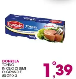 Rosa Cash Donzela tonno in olio di semi offerta