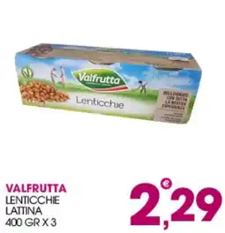 Rosa Cash Valfrutta lenticchie lattina offerta