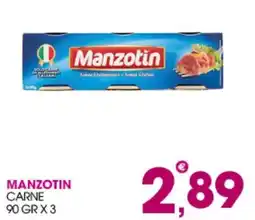Rosa Cash Manzotin carne offerta