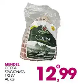 Rosa Cash Mendel coppa stagionata offerta