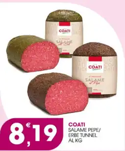 Rosa Cash Coati salame pepe/erbe tunnel offerta