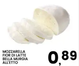 Interspar Mozzarella fior di latte bella murgia all'etto offerta