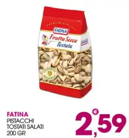 Rosa Cash Fatina pistacchi tostati salati offerta
