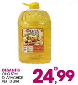 Rosa Cash Desantis olio semi di arachide offerta