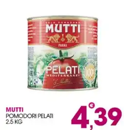 Rosa Cash Mutti pomodori pelati offerta