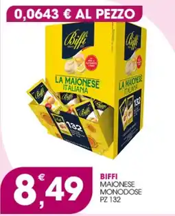 Rosa Cash Biffi maionese monodose offerta