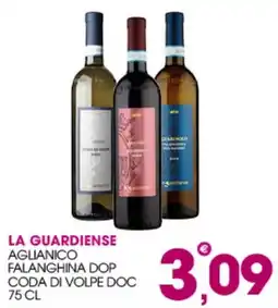 Rosa Cash La Guardiense Aglianico Falanghina DOP Coda di Volpe DOC offerta