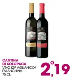 Rosa Cash Cantina di Solopaca Vino IGP Aglianico/Falanghina offerta
