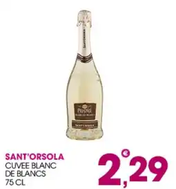 Rosa Cash Sant'Orsola cuvée blanc de blancs offerta