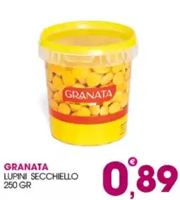 Rosa Cash Granata lupini secchiello offerta