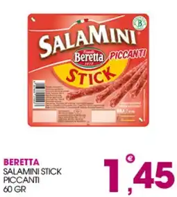 Rosa Cash Beretta Salamini Stick Piccanti offerta