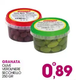 Rosa Cash Granata olive verdi/nere secchiello offerta