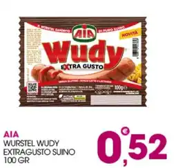 Rosa Cash AIA WURSTEL WUDY EXTRAGUSTO SUINO offerta