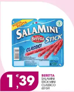 Rosa Cash Beretta salamini stick mini classico offerta