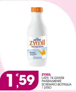 Rosa Cash Zymil latte 1% grassi parzialmente scremato offerta
