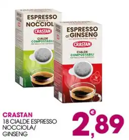 Rosa Cash Cialde espresso nocciola/ginseng offerta