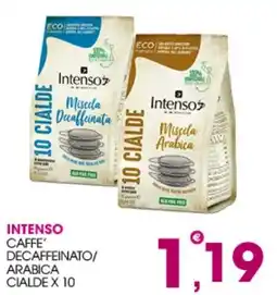 Rosa Cash Intenso Caffè Decaffeinato/Arabica Cialde offerta