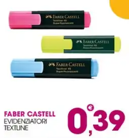 Rosa Cash Faber Castell evidenziatori textline offerta