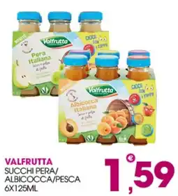 Rosa Cash Valfrutta succhi pera/albicocca/pesca offerta