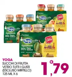 Rosa Cash Yoga succhi di frutta offerta