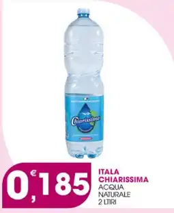 Rosa Cash Itala chiarissima acqua naturale offerta