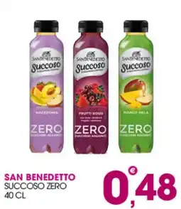 Rosa Cash San Benedetto Succoso Zero offerta