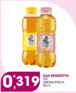 Rosa Cash San Benedetto Thè Limone/Pesca offerta