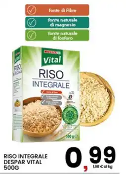 Interspar Riso integrale Despar Vital offerta