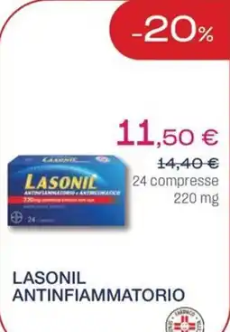 BENU Farma Lasonil antinfiammatorio offerta