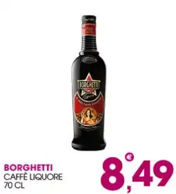 Rosa Cash Borghetti Caffè Liquore offerta