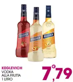 Rosa Cash Keglevich vodka alla frutta offerta