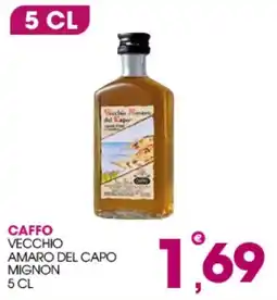 Rosa Cash Caffo Vecchio Amaro del Capo Mignon offerta