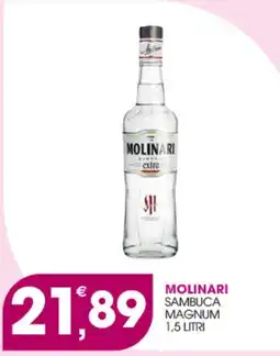 Rosa Cash Molinari Sambuca Magnum offerta