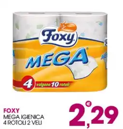 Rosa Cash Foxy mega igienica offerta